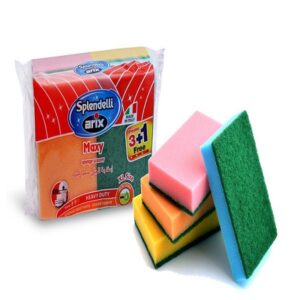 ARIX Splendelli Maxy Sponge Scourer 4 pcs
