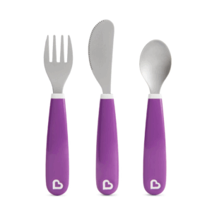 Munchkin Splash Toddler Cutlery Set Purple