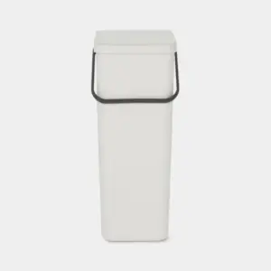 Brabantia Sort & Go Waste Bin, 40L, Light Grey