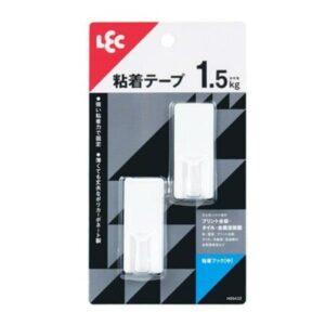 LEC Adhesive Hook 1.5 KG 2 pcs