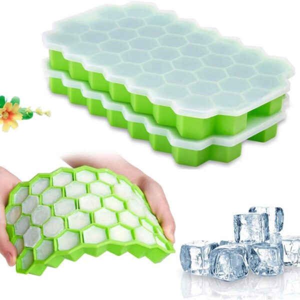 Mr. Chef 37 Honecomb Ice Cells + Lid Green - Image 4