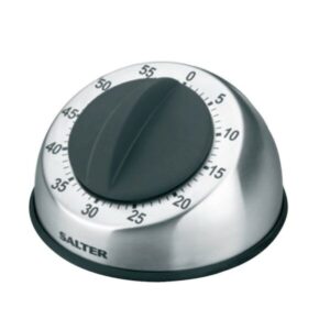 Salter Mechanical Stainless Steel Timer