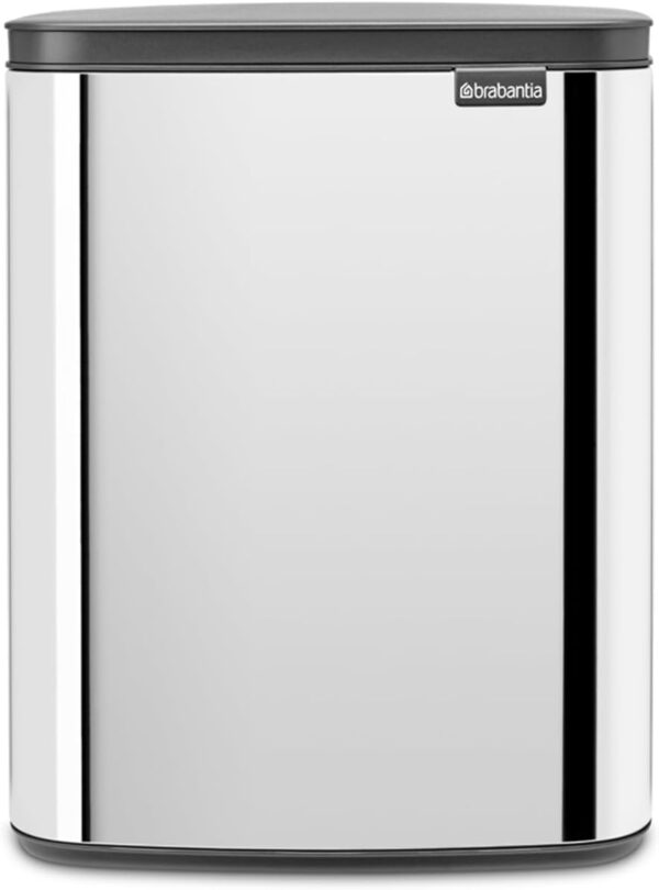 Brabantia Bo Waste Bin 12 Ltr – Brilliant Steel