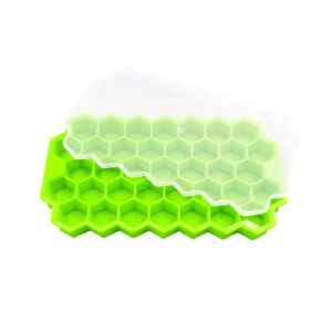 Mr. Chef 37 Honecomb Ice Cells + Lid Green