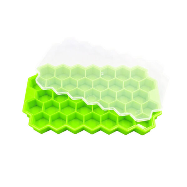 Mr. Chef 37 Honecomb Ice Cells + Lid Green