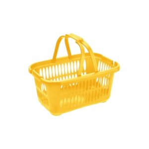 Tontarelli Small Laundry Basket with Handles 19.4L, 46.5×32.5xh22cm (Assorted Colors)