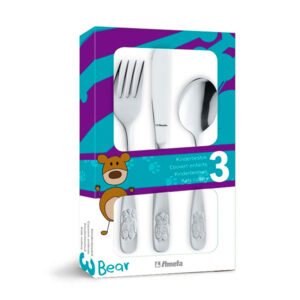 Amefa Children Cutlery in Window Box Bear Set of 3