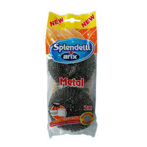 ARIX SPLENDELLI Metal Strong Wire Sponge 2 pcs