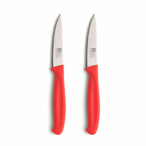 Amefa 2 Paring Knives Red on Blister