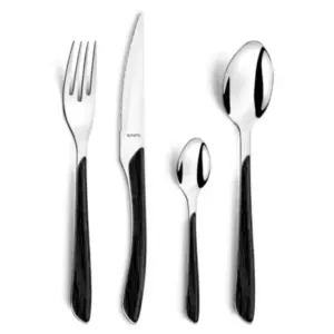 Amefa Eclat 4 pcs Cutlery Set Black