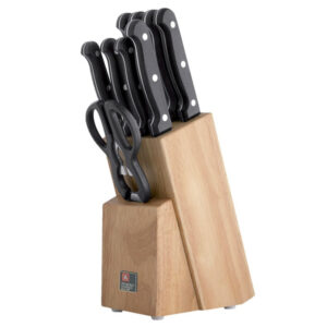Amefa Richardson Sheffield Artisan 9 Pcs Knives Set in Wooden Block
