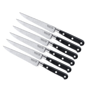 Amefa Richardson Sheffield Sabatier Trompette Steak Knife Set 6 pcs