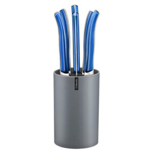 Amefa 6 Pcs Steak Knives Set Blue in Block