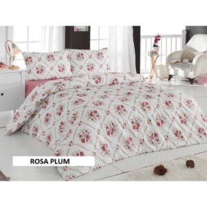 Artex King Turkish Cotton Duvet Cover 6 pcs -Rosa-Blum