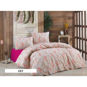 Artex King Turkish Cotton Duvet Cover 6 pcs -Lily