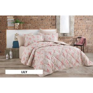 Artex King Printed Turkish Cotton Bedspread 3 pcs -LILY