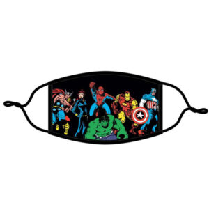 Avengers 3 Layers Face Mask Set of 3 pcs Re-usable 2 Size: L (Adult) Free Ear Saver