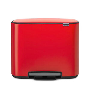 Brabantia Bo Pedal Bin 36L – Red