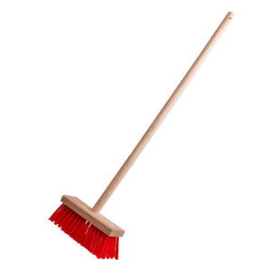 BUMAG PVC Street Broom 30cm with Wooden Handle