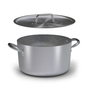 Ballarini Professional Granite non-stick Aluminum Casserole With Two Handles 24cm With Lid