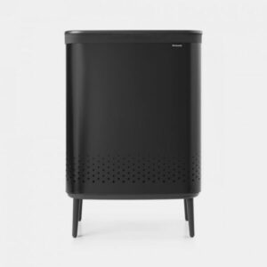 Brabantia Bo Separated Laundry Bin 2×45 Ltr Matt Black