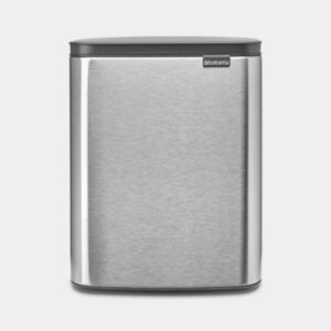Brabantia Bo Waste Bin 12 Ltr – Matt Steel