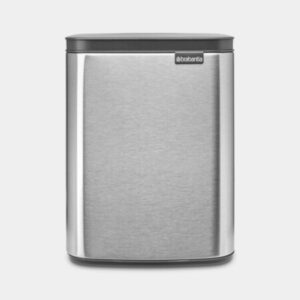 Brabantia Bo Waste Bin 7 Ltr – Matt Steel
