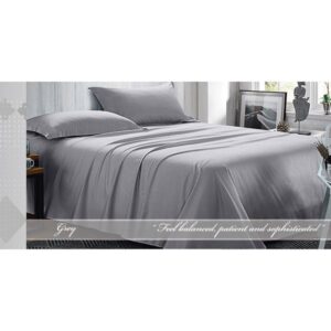 Fashion King Plain Duvet Cover 4 pcs Grey