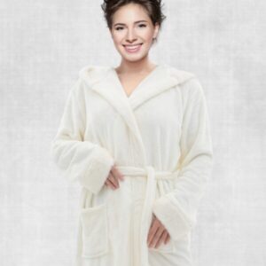 “CANNON FLANNEL ROBE Fabric: 100 % Polyester CRM