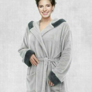 CANNON FLANNEL ROBE LGR