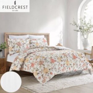 FIELDCREST (K) CTN PRTD FACE WTH STRP REV COMF 6PC
