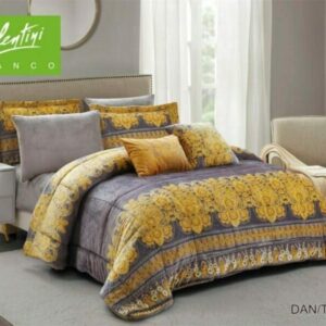 Valentini (k) Soft Print Flannel Comf 8pc