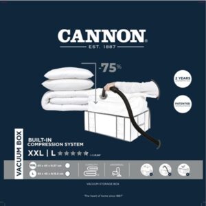 CANNON STORAGE BOX W/COMPRESSION BAG -BEG- XXL