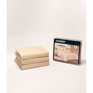 Cannon King Plain Duvet Cover 4 pcs Beige