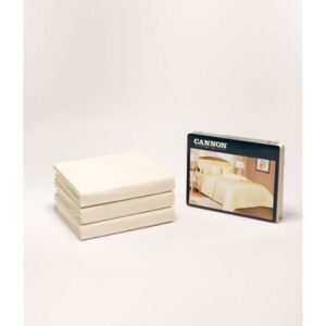 Cannon King Plain Duvet Cover 4 pcs Cream