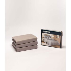 Cannon King Plain Duvet Cover 4 pcs Grey