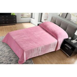 Cannon Plain Rashel Blanket 180×240cm Pink