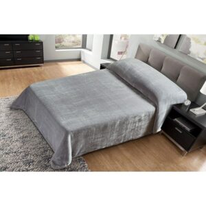 Cannon Plain Rashel Blanket 220×240cm Light Grey