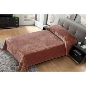 Cannon Plain Rashel Blanket 220×240cm Mocha