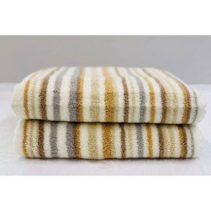 Cannon Stripe Line Towel 50X100cm Caramel