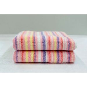 Cannon Stripe Line Towel 50X100cm Pink