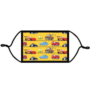 Disney Cars 3 Layers Face Mask Set of 3 pcs Re-usable 2-Size: S (7-12-Yrs)