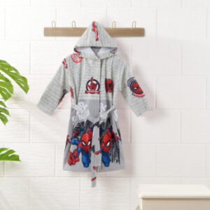 Disney Cotton Bathrobe Spiderman-L