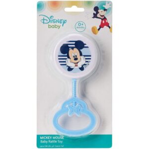 Disney Mickey Mouse Baby Rattle/Shaker – Blue