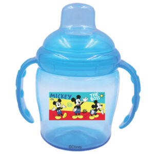 Disney Mickey Mouse Spout Cup with Handle +12m 250ml – Blue