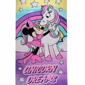 Disney Minnie And Unicorn Design Beach Bath Towel 70 x 140 cm
