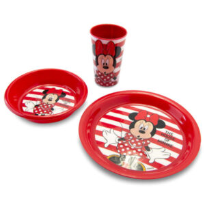 Disney Minnie Mouse 3pcs Plastic Breakfast Set