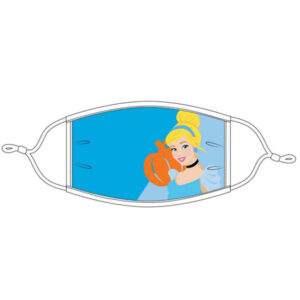 Disney Princess Cindrella 3 Layers Face Mask Set of 3 pcs Re usable-2 Size: S (7-12-Yrs)