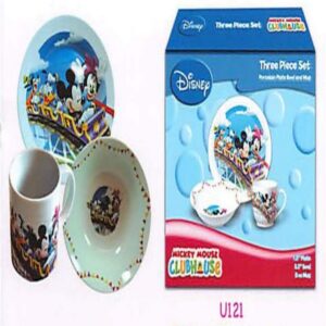 Disney Mickey Porcelain Set of 3 Pcs