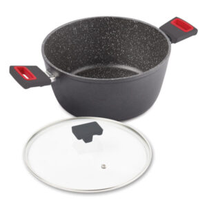 Ghidini Viva Casserole 2h With Glass Lid 24Cm